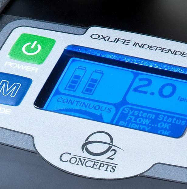 O2 Concepts Oxlife Independence with 2 Batteries