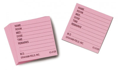 Graham Field Medicine Dispenser Tray Cards, Pack of 500 Cards