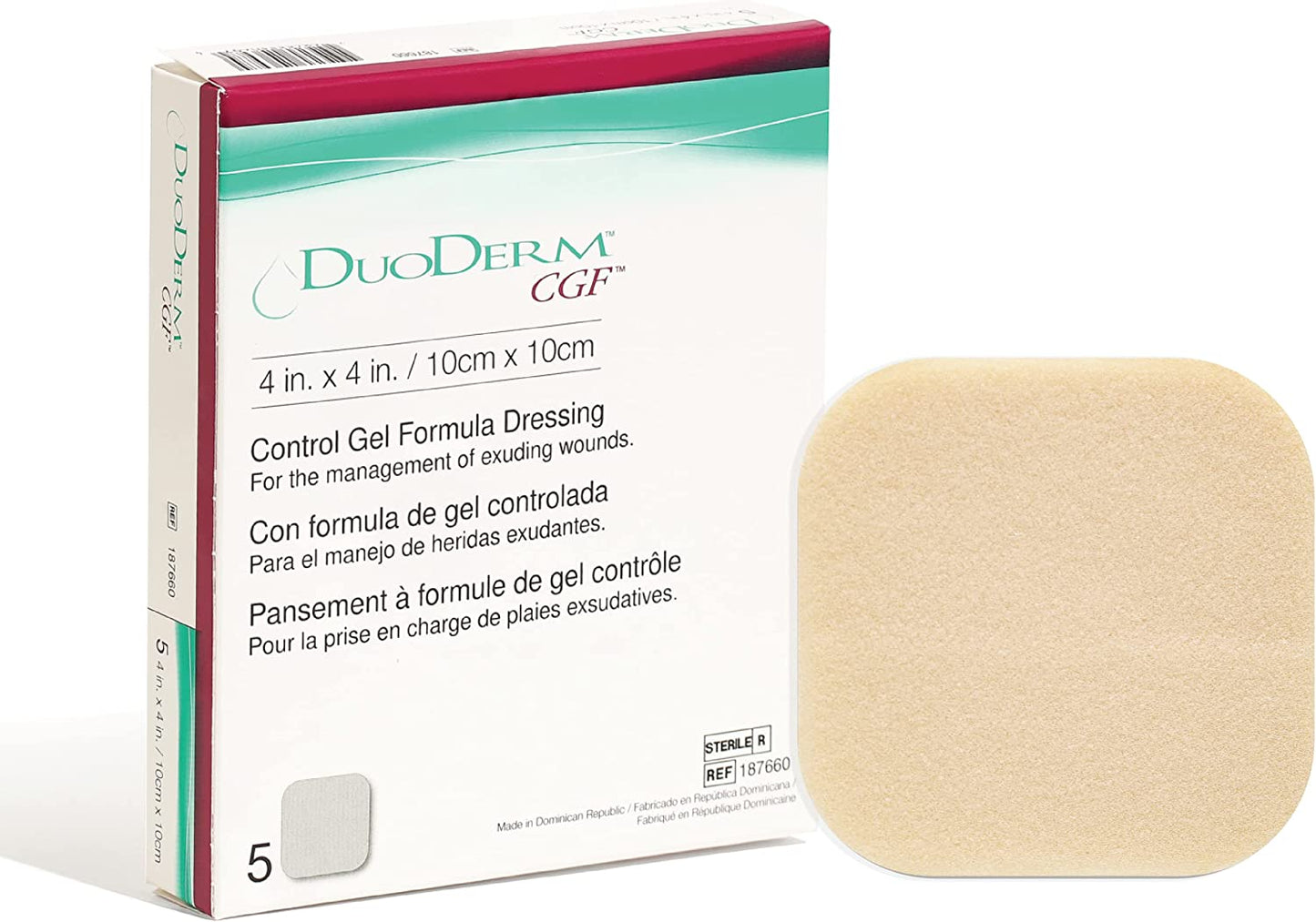 Convatec Duoderm CGF Hydrocolloid Dressing - Pack of 5