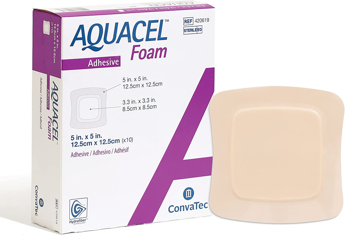 Convatec Aquacel Adhesive Foam Dressing - Pack of 10