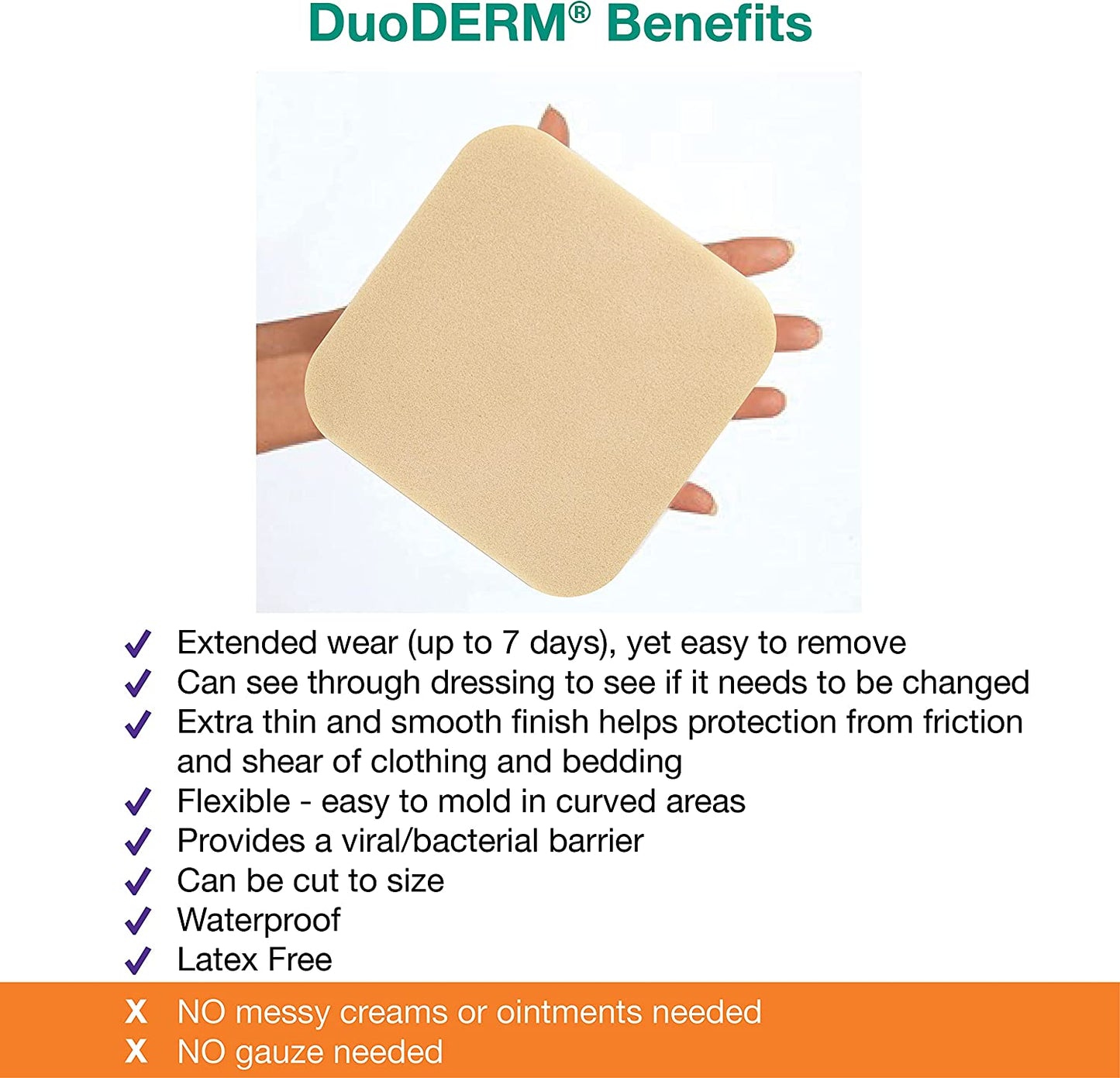 Convatec Duoderm CGF Hydrocolloid Dressing - Pack of 5