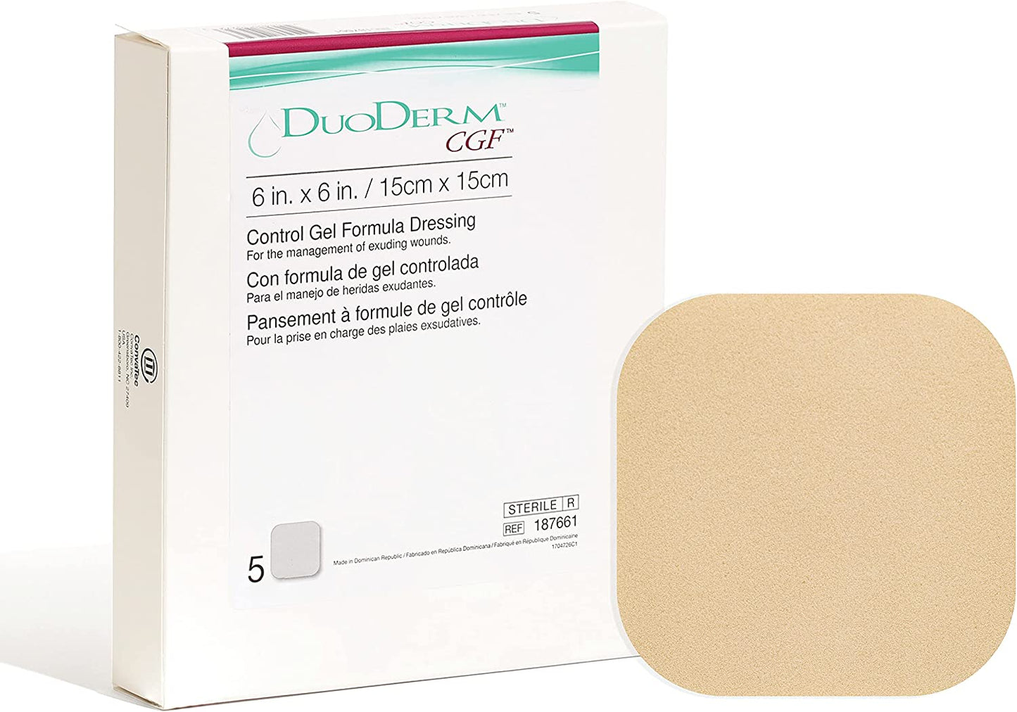 Convatec Duoderm CGF Hydrocolloid Dressing - Pack of 5