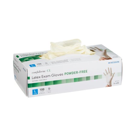 McKesson Confiderm Latex Exam Gloves - Large