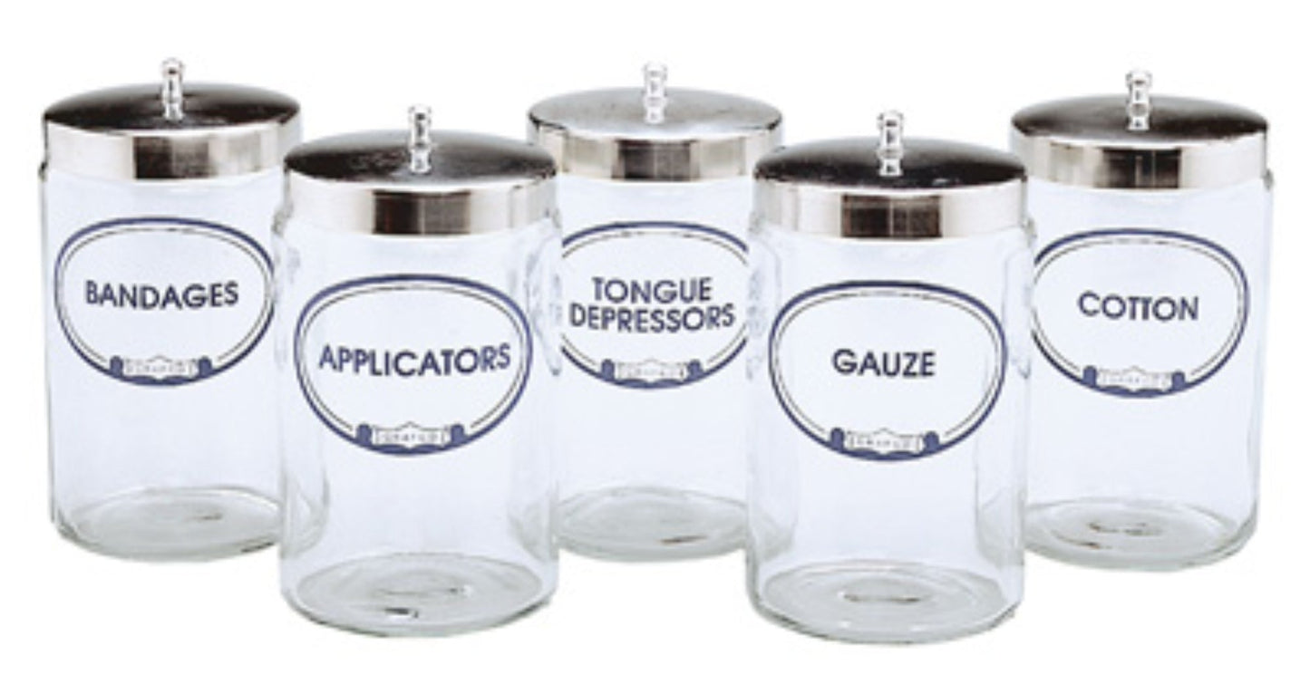 Graham Field Labeled Flint Glass Sundry Jar, Each