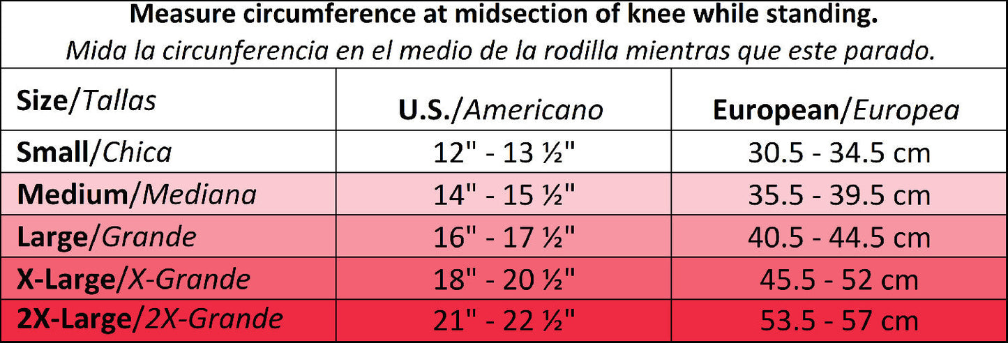 MAXAR Airprene (Breathable Neoprene) Wrap-Around Knee Brace (Double-Pivot Hinge) - Black w/Red Trim