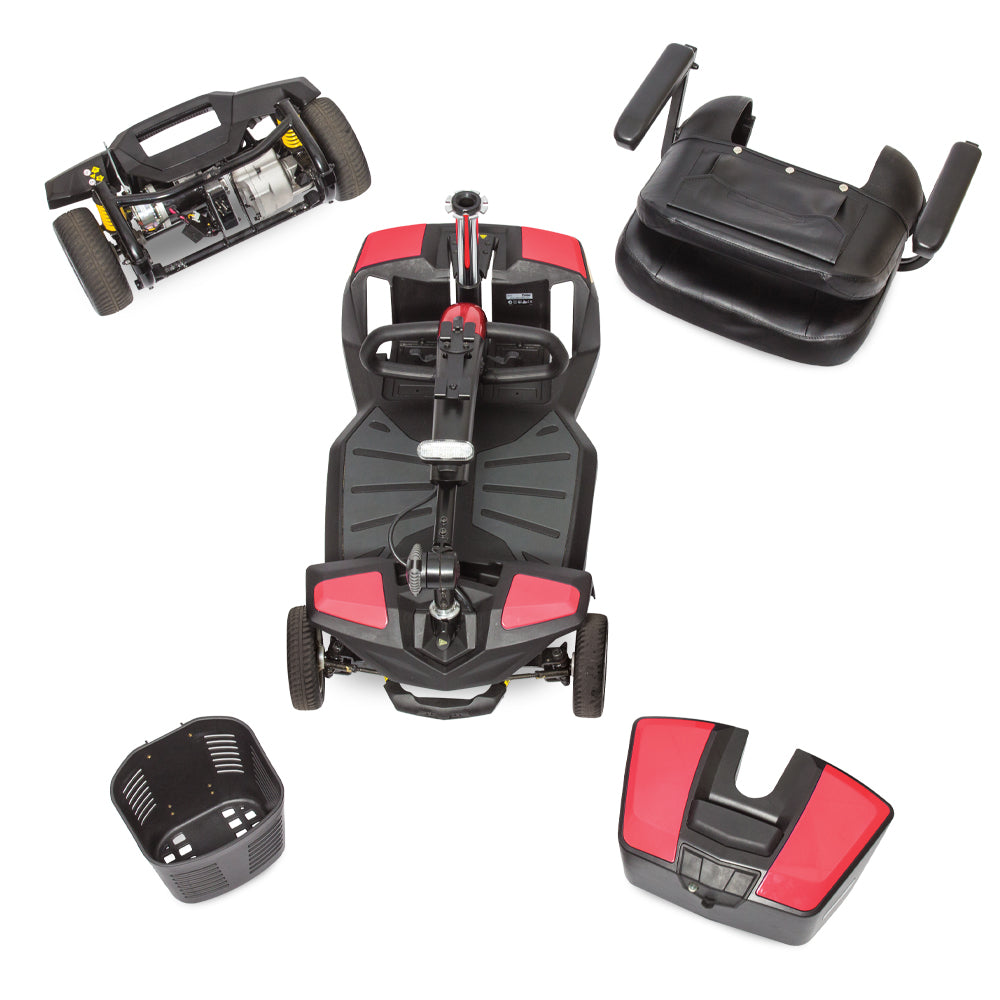 Pride Go-Go LX 4-Wheel Electric Scooter with CTS Suspension