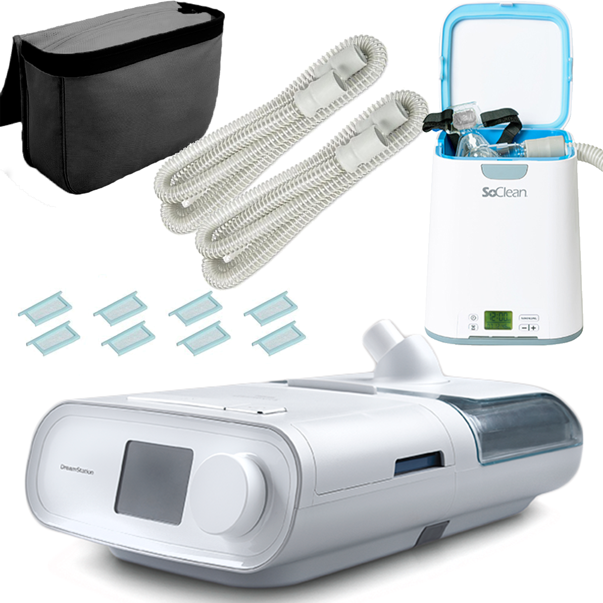 SALE Philips Respironics DREAMCLEAN 400 - Dreamstation CPAP Kit w/ SoClean 2