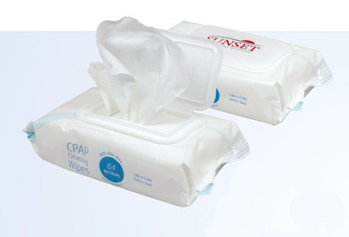 Sunset CPAP Cleaning Wipes - 64 Count