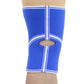 MAXAR Airprene (Breathable Neoprene) Knee Brace - Open Patella, Terrycotton Lining - Blue