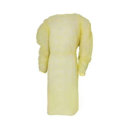 Disposable Protective Procedure Gown One Size Fits Most - Yellow