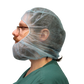 Disposable Surgeon Hood and Beard Cover, Blue