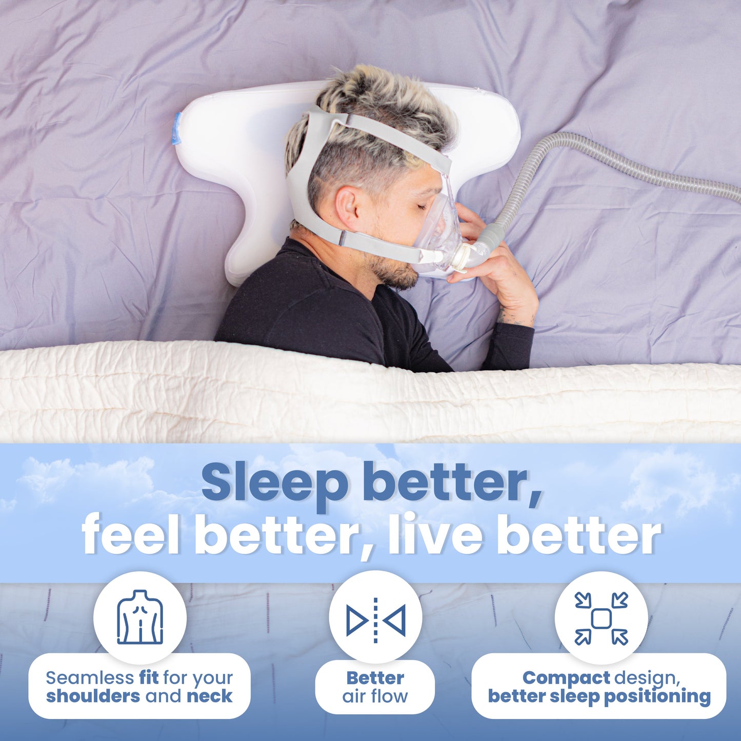 Contour CoolPAP CPAP Travel Pillow