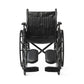 Guardian K1 Vinyl Wheelchair with Elevating Leg Rests, 16"