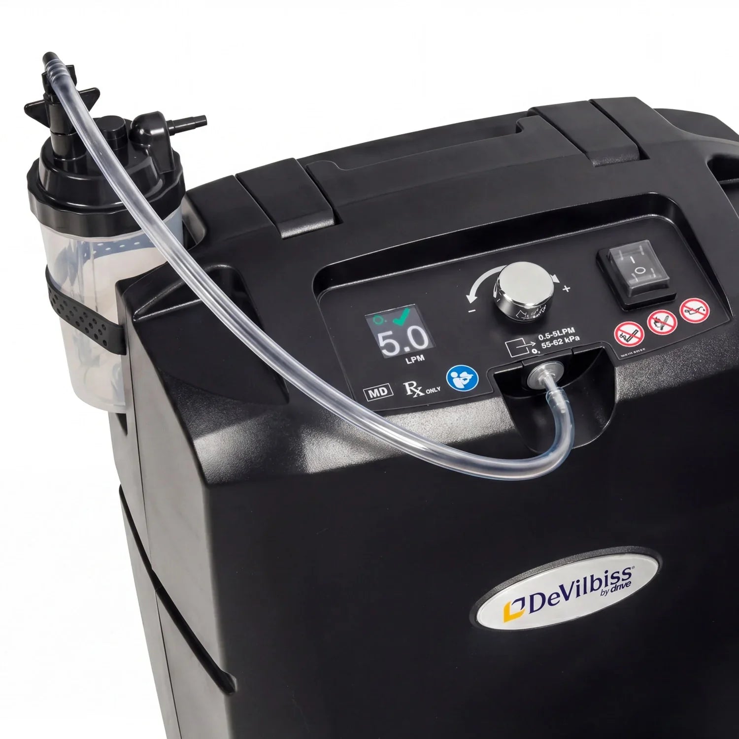 Drive Medical 555DS Compact Oxygen Concentrator Close Up