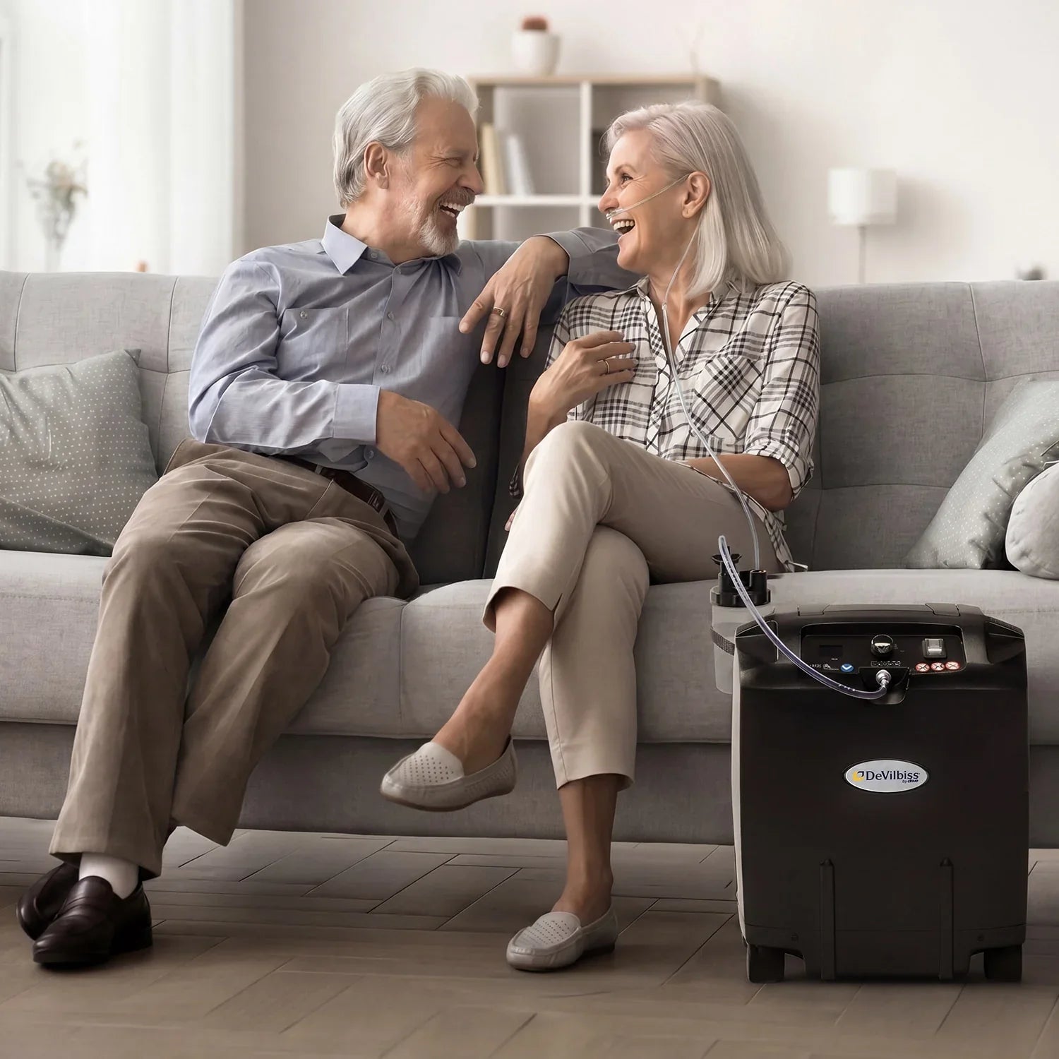 Drive Medical 555DS Compact Oxygen Concentrator at Home