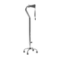 Graham Field Silver Collection Low Profile Small Base Quad Canes Ortho Ease Grip