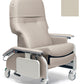 Graham Field Lumex Deluxe Clinical Care Recliner with Drop Arms with Fully Upholstered Arms - Heat & Massage