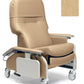 Graham Field Lumex Deluxe Clinical Care Recliner with Drop Arms with Fully Upholstered Arms - Heat & Massage