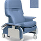 Graham Field Lumex Deluxe Clinical Care Recliner with Drop Arms with Fully Upholstered Arms - Heat & Massage