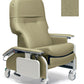 Graham Field Lumex Deluxe Clinical Care Recliner with Drop Arms with Fully Upholstered Arms - Heat & Massage