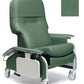 Graham Field Lumex Deluxe Clinical Care Recliner with Drop Arms with Fully Upholstered Arms - Heat & Massage