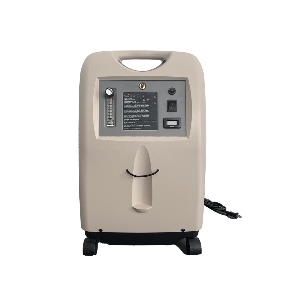 Rhythm Healthcare 5L Stationary Oxygen Concentrator With O2 Transfill Port - Refurbished