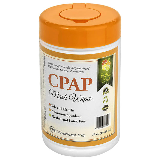 3B Medical Citrus Scent CPAP Mask Wipes - 72 Count