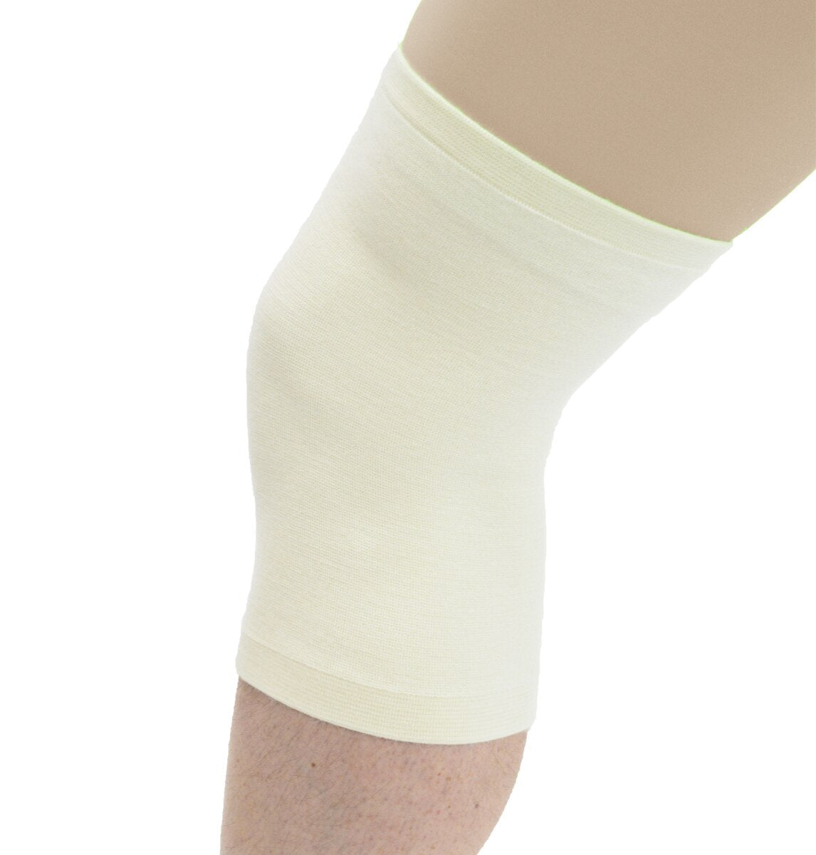 MAXAR Angora/Wool Knee Brace - White