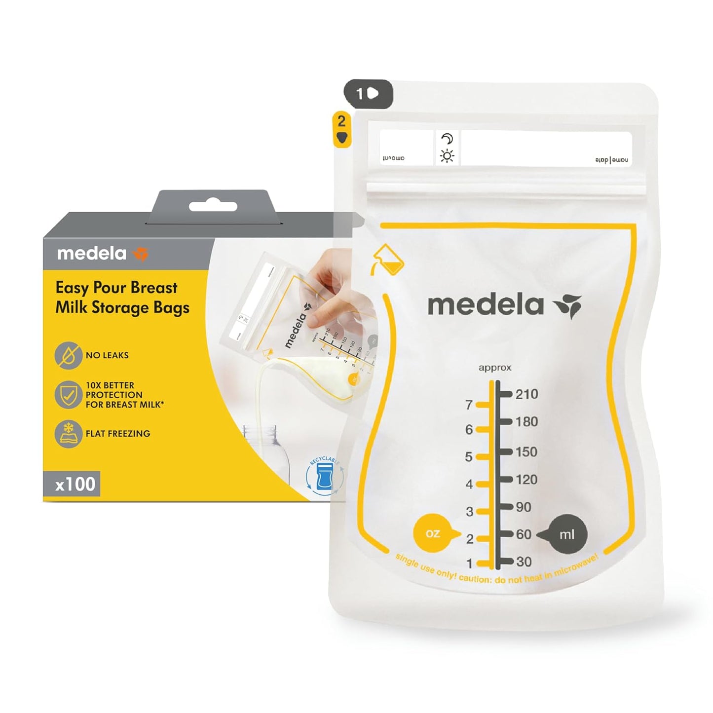 Medela Easy Pour Breast Milk Storage Bags