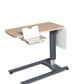 Graham Field Lumex Overbed Table Single Top - Medium Oak - 1 Each