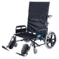 Graham Field Full Arms Elevating Leg Rests Recliner Wheelchair - 15.5"