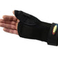 MAXAR Wrist Splint with Abducted Thumb - Right Hand - Black