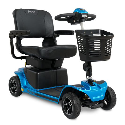 Pride Revo 2.0 4-Wheel Electric Scooter, True Blue