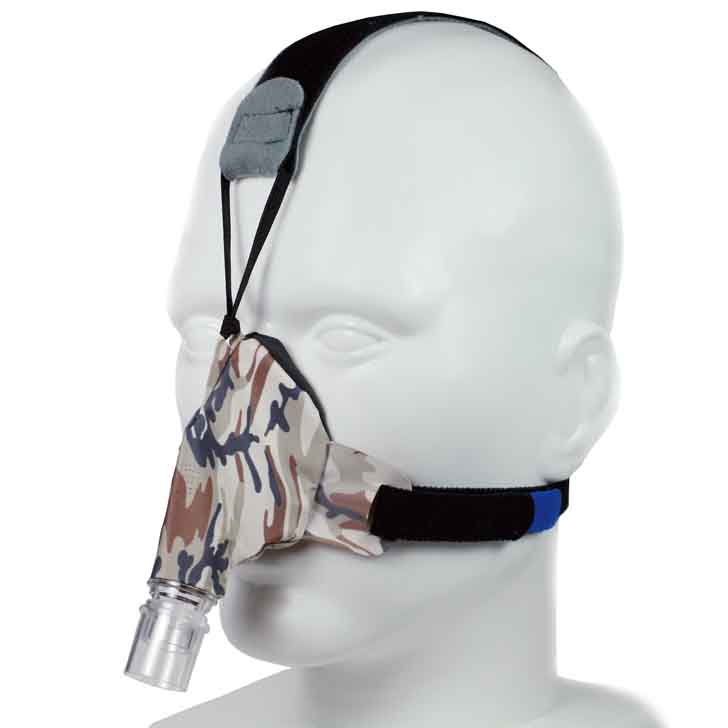 Circadiance SleepWeaver Advanced Soft Cloth Nasal CPAP Mask with Headgear