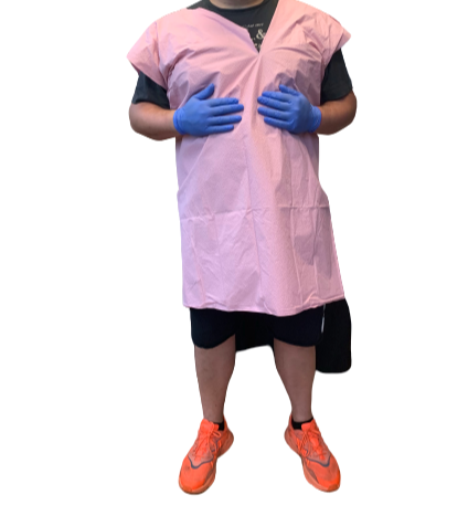 Graham Medical Patient Exam Tissue Gown, Adult, Medium/Large