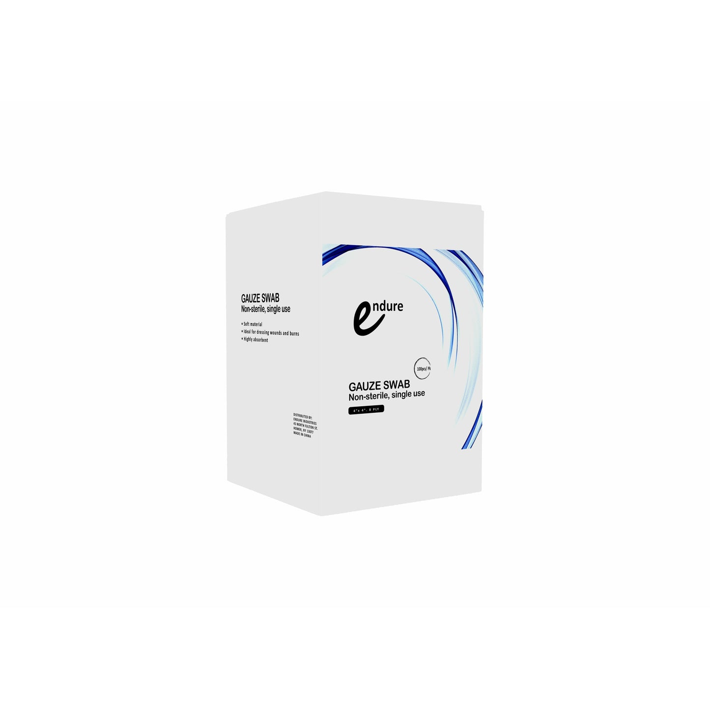 Endure Non-Sterile Gauze Swab, Folded Edge, Standard