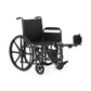 Guardian K1 Vinyl Wheelchair with Elevating Leg Rests, 16"