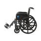 Guardian K1 Vinyl Wheelchair with Elevating Leg Rests, 16"