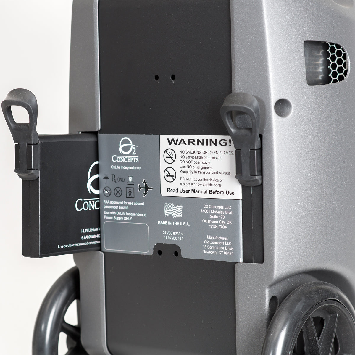 Dual Battery ports on the Oxlife Independence
