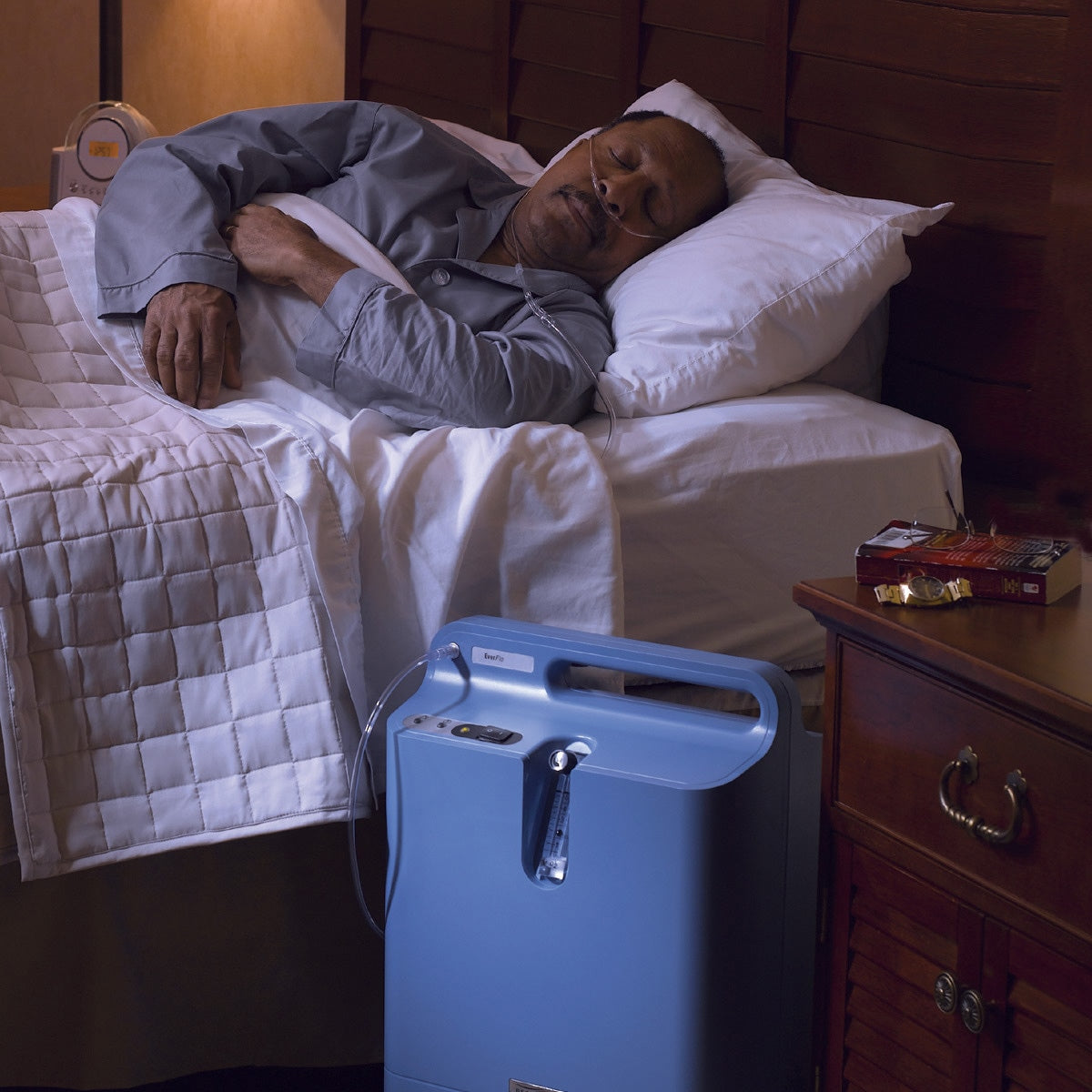 Sleeping with the Philips Respironics EverFlo Oxygen Concentrator