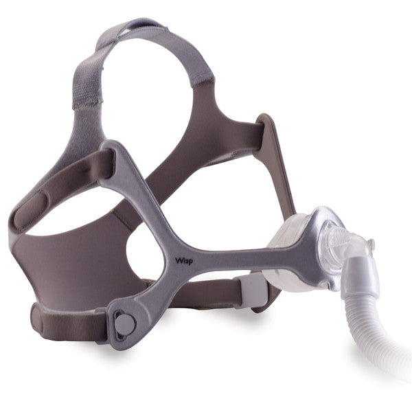 Respironics Wisp Minimal Contact Nasal Mask with Headgear (Fabric Frame)